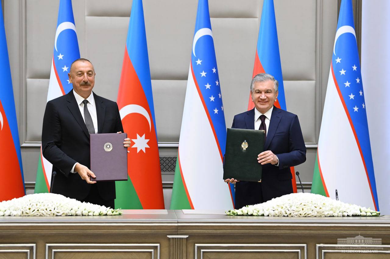 Подписана Декларация об углублении узбекско-азербайджанского стратегического партнерства 
